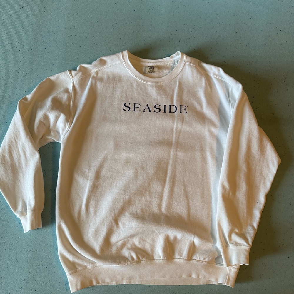 Comfort Colors White Seaside Crewneck